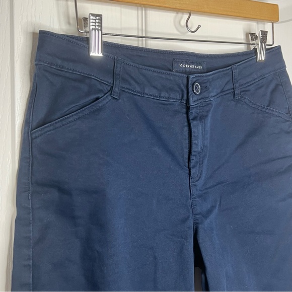 Denver Hayes Mid Rise Garment Wash navy Bermuda Shorts size medium - Picture 5 of 11